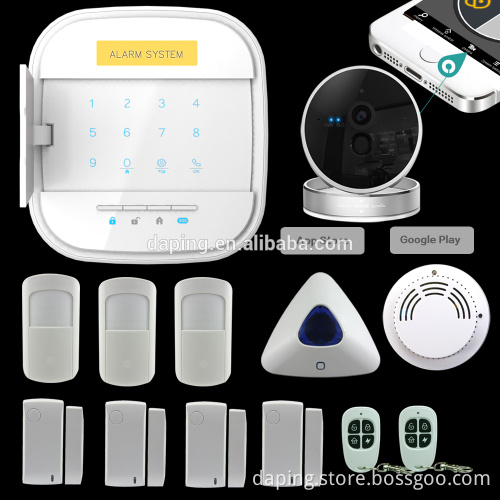4 RFID Zone Wifi Intelligent Alarm System for Home Security